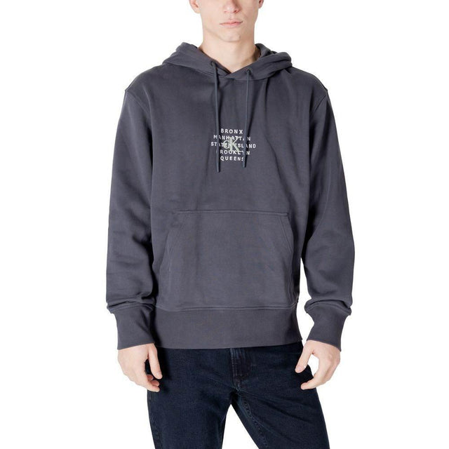 Calvin Klein Jeans Gray Cotton Hoody - Hilstor