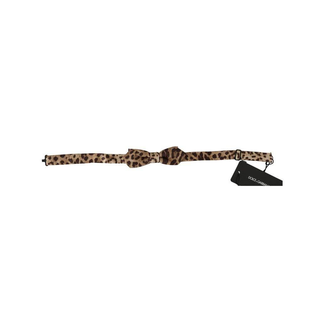 Dolce & Gabbana Brown Silk Ties & Bowty - Hilstor