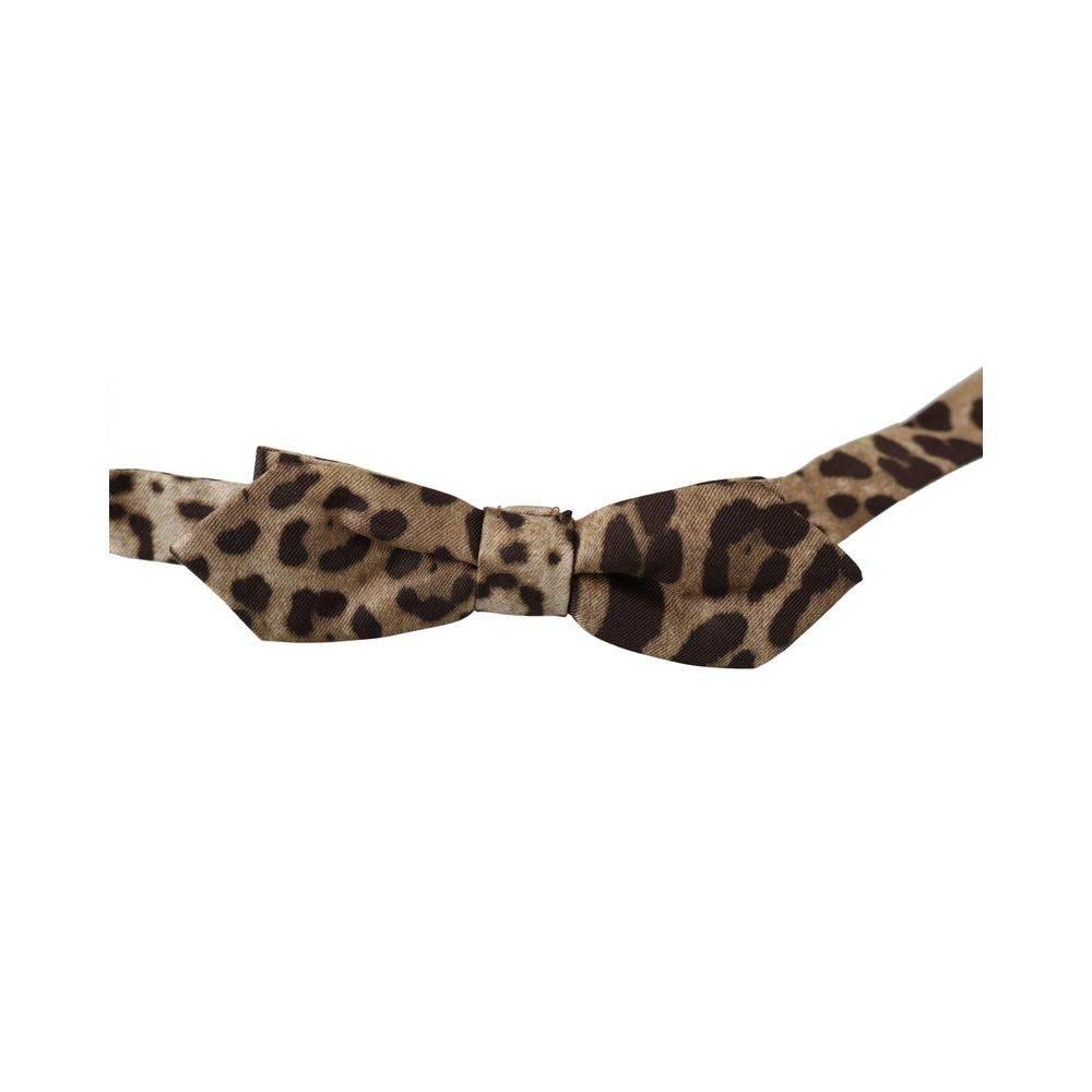 Dolce & Gabbana Brown Silk Ties & Bowty - Hilstor