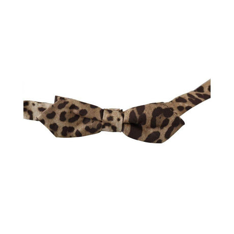 Dolce & Gabbana Brown Silk Ties & Bowty - Hilstor