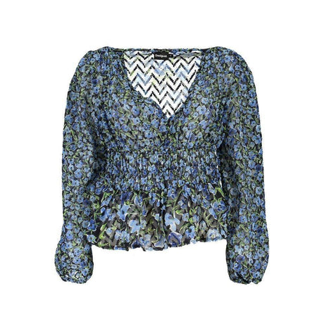 Desigual Blue Polyester Sweater - Hilstor