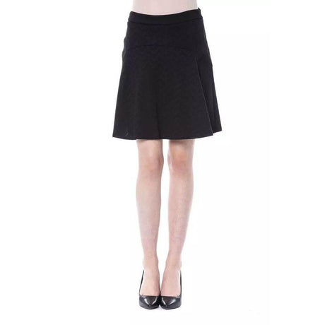 BYBLOS Black Polyester Skirt - Hilstor