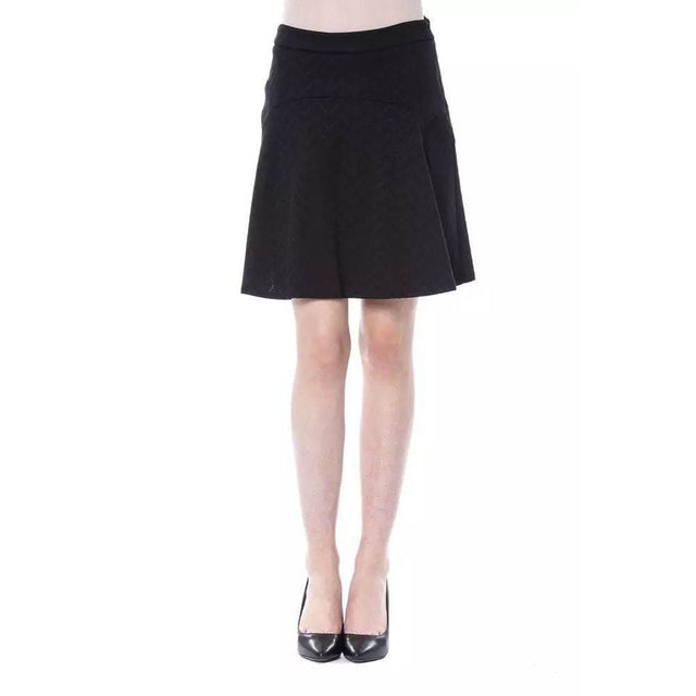 BYBLOS Black Polyester Skirt - Hilstor