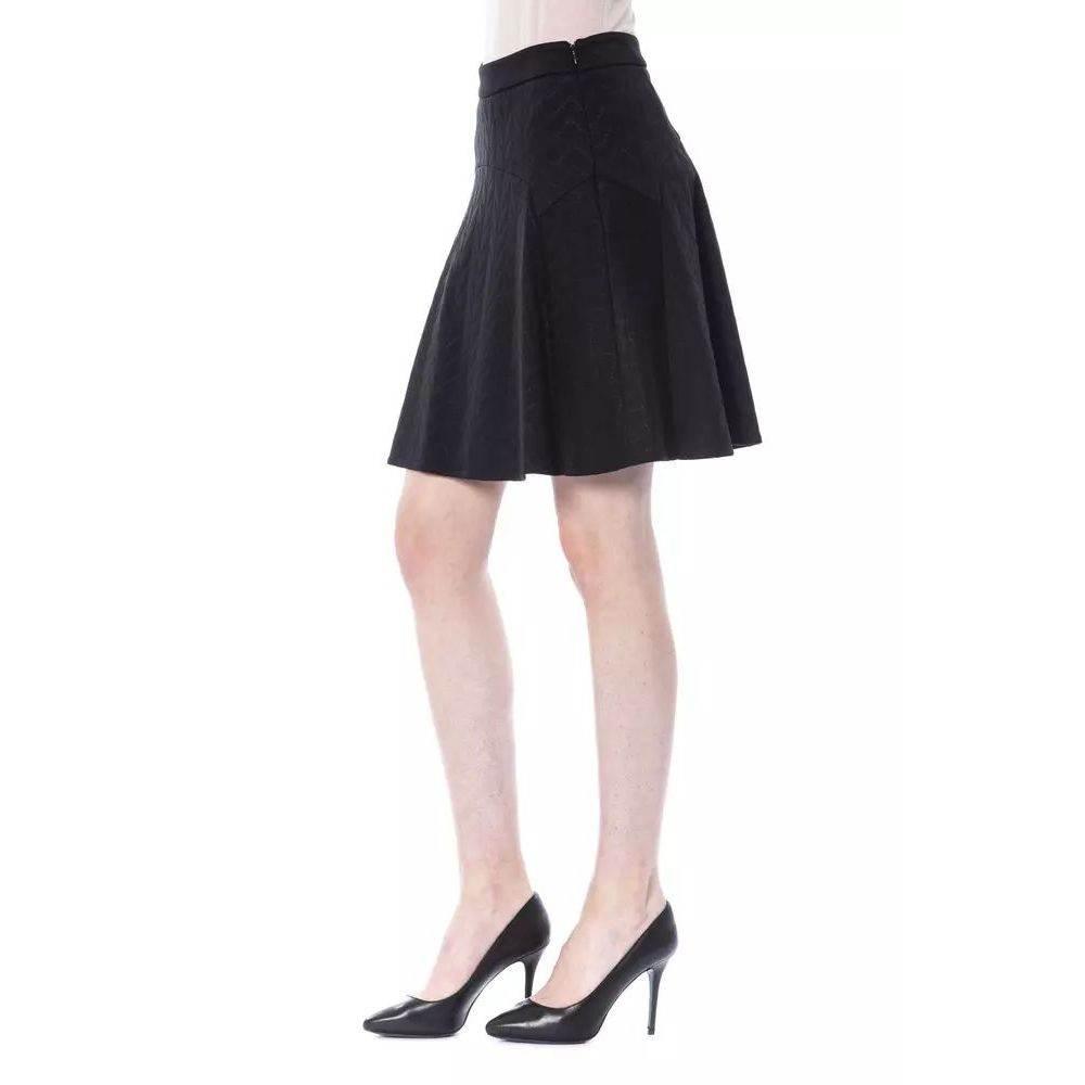 BYBLOS Black Polyester Skirt - Hilstor