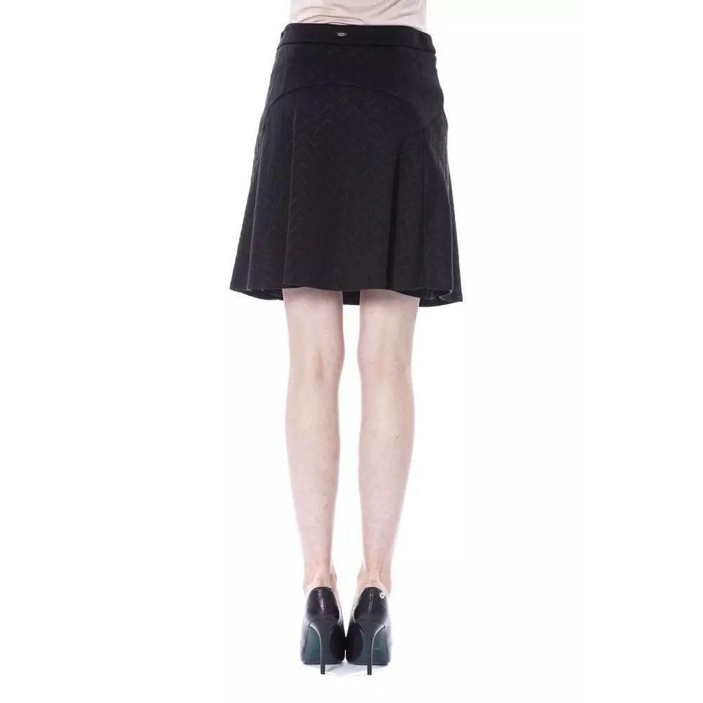 BYBLOS Black Polyester Skirt - Hilstor
