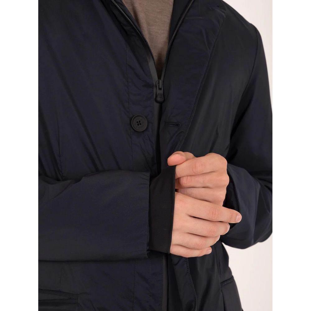 People Of Shibuya Blue Polyester Jackets & Coat - Hilstor