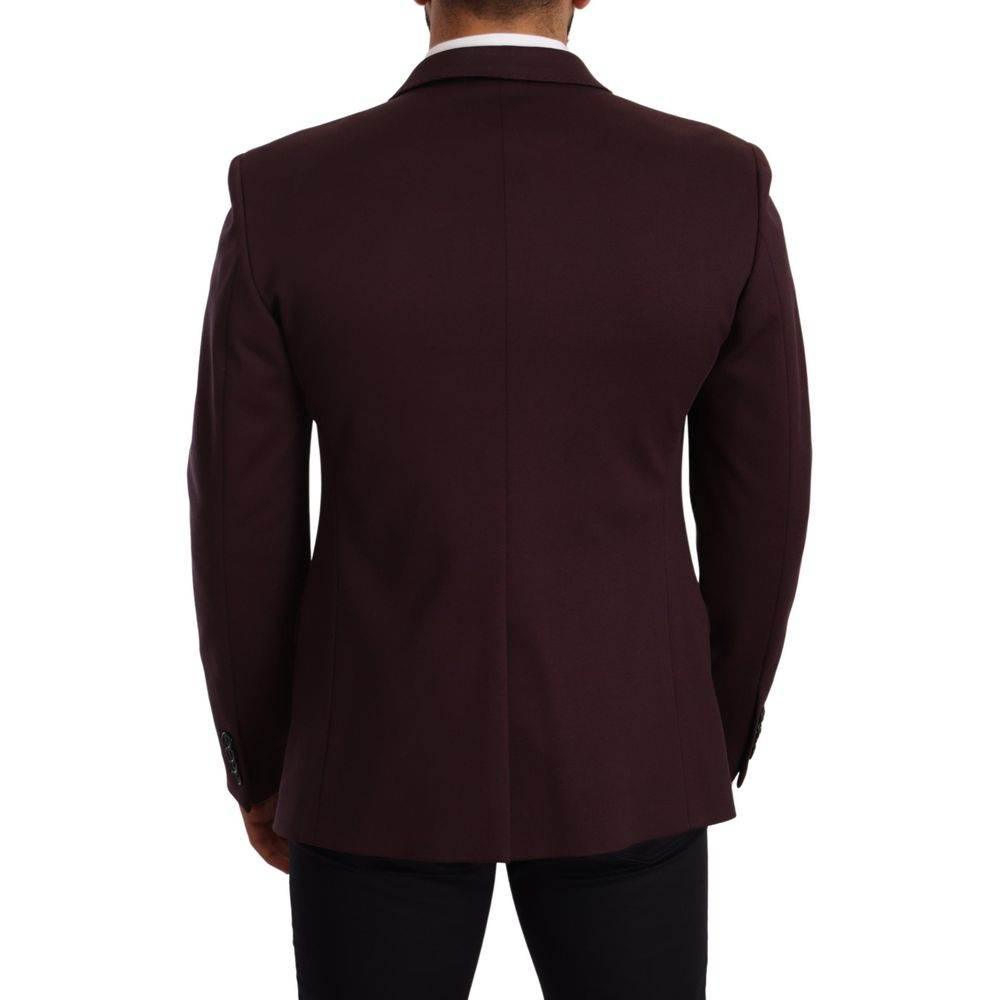 Dolce & Gabbana Purple Cotton Blazer - Hilstor