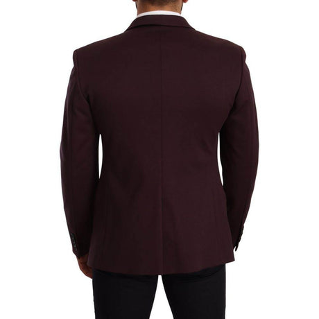 Dolce & Gabbana Purple Cotton Blazer - Hilstor