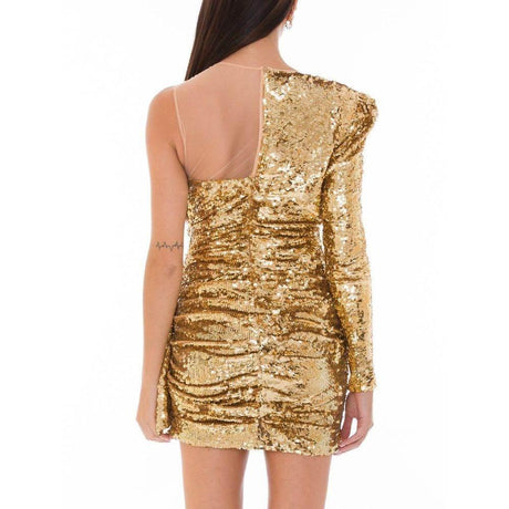 Elisabetta Franchi Yellow Polyamide Dress - Hilstor