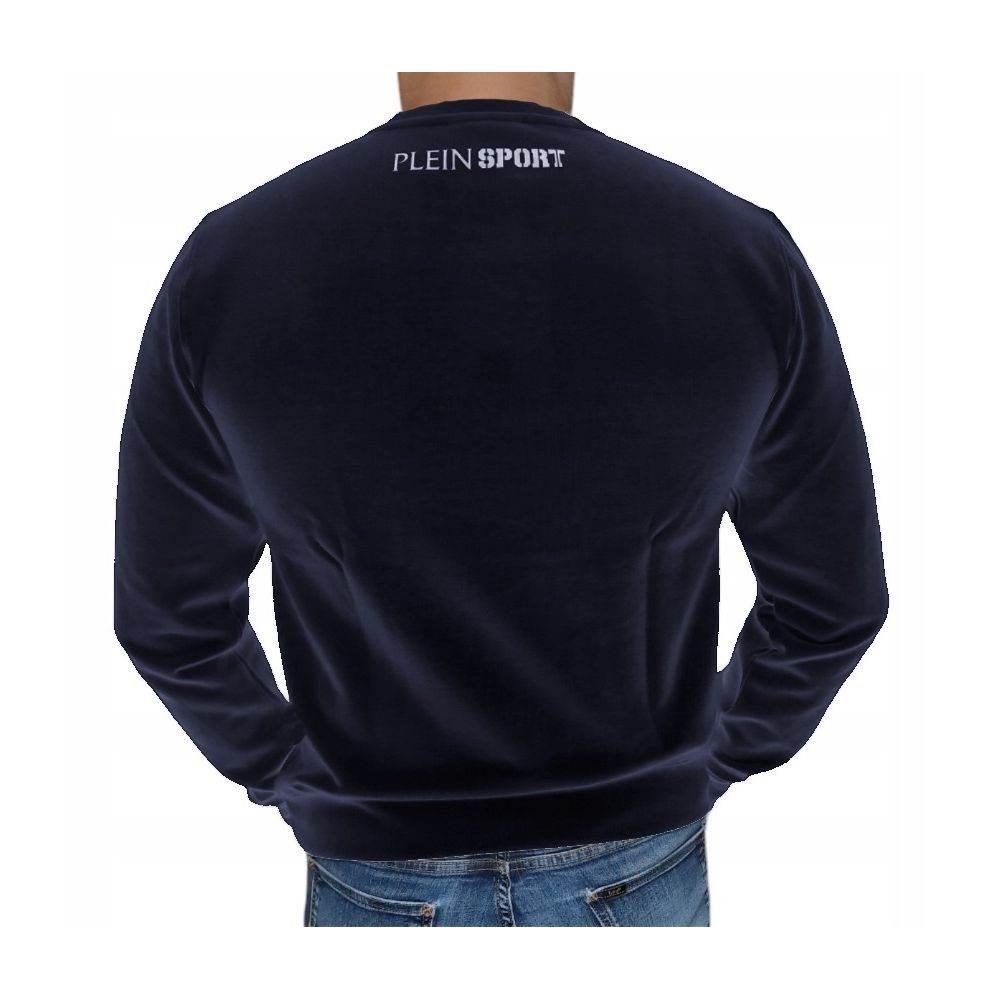 Plein Sport Blue Cotton Sweater - Hilstor
