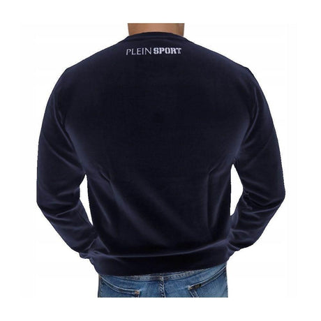 Plein Sport Blue Cotton Sweater - Hilstor