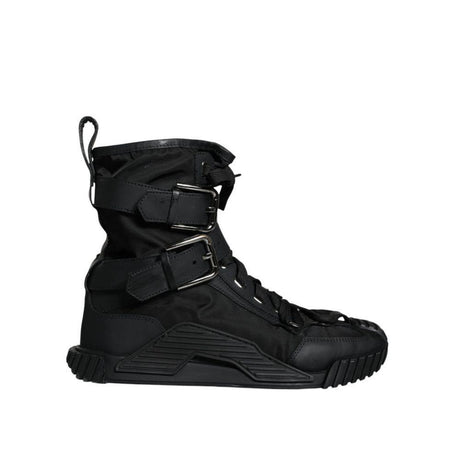 Dolce & Gabbana Black Nylon Sneaker - Hilstor