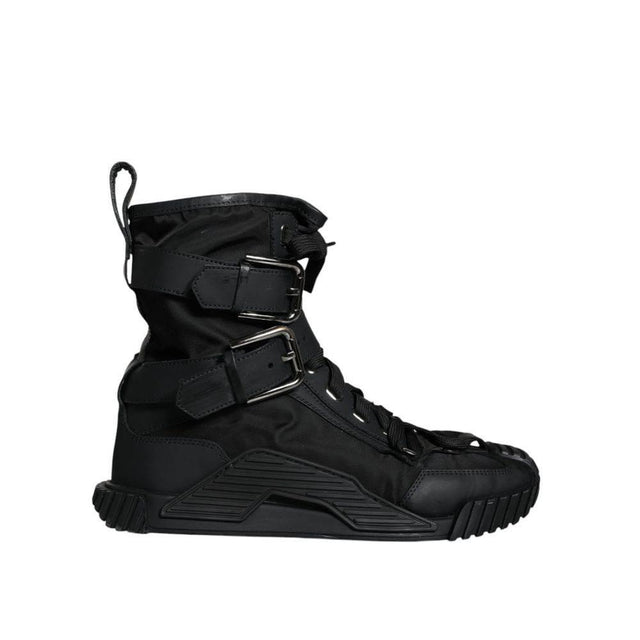 Dolce & Gabbana Black Nylon Sneaker - Hilstor