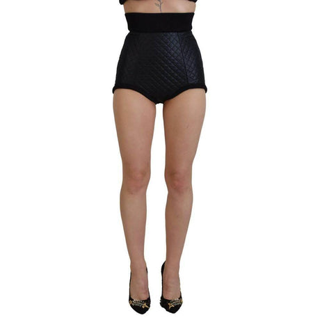 Dolce & Gabbana Black Cotton Short - Hilstor