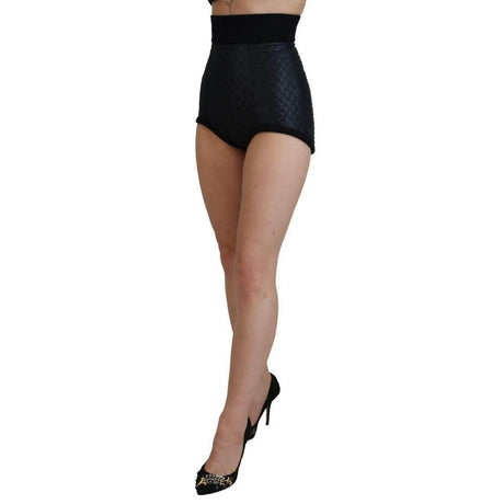 Dolce & Gabbana Black Cotton Short - Hilstor