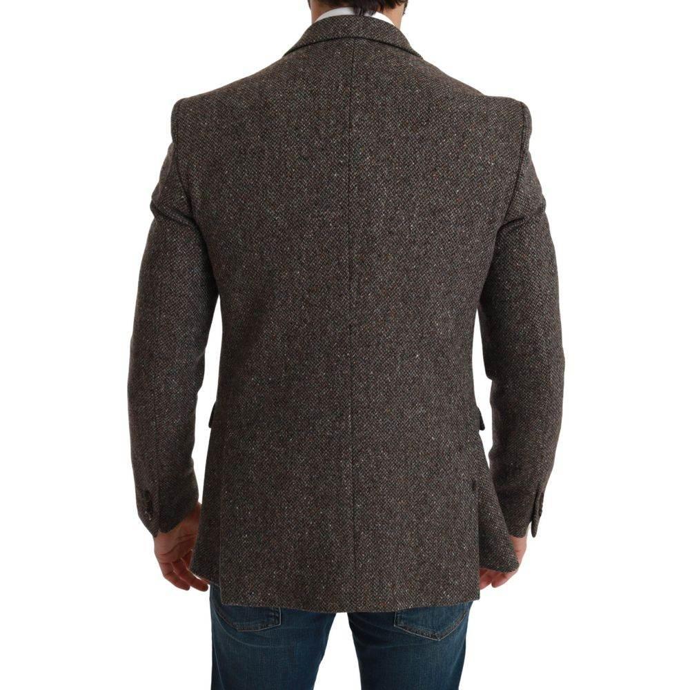 Dolce & Gabbana Brown Virgin Wool Suits & Blazer - Hilstor