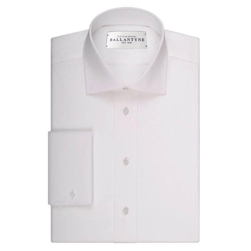 Ballantyne White Cotton Shirt - Hilstor