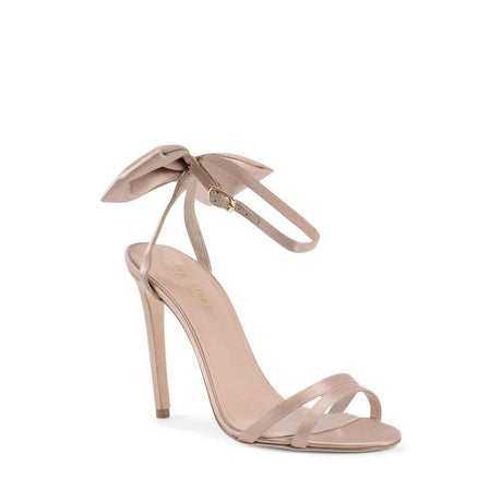 Dee Ocleppo Beige Satin Sandal - Hilstor