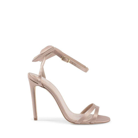 Dee Ocleppo Beige Satin Sandal - Hilstor