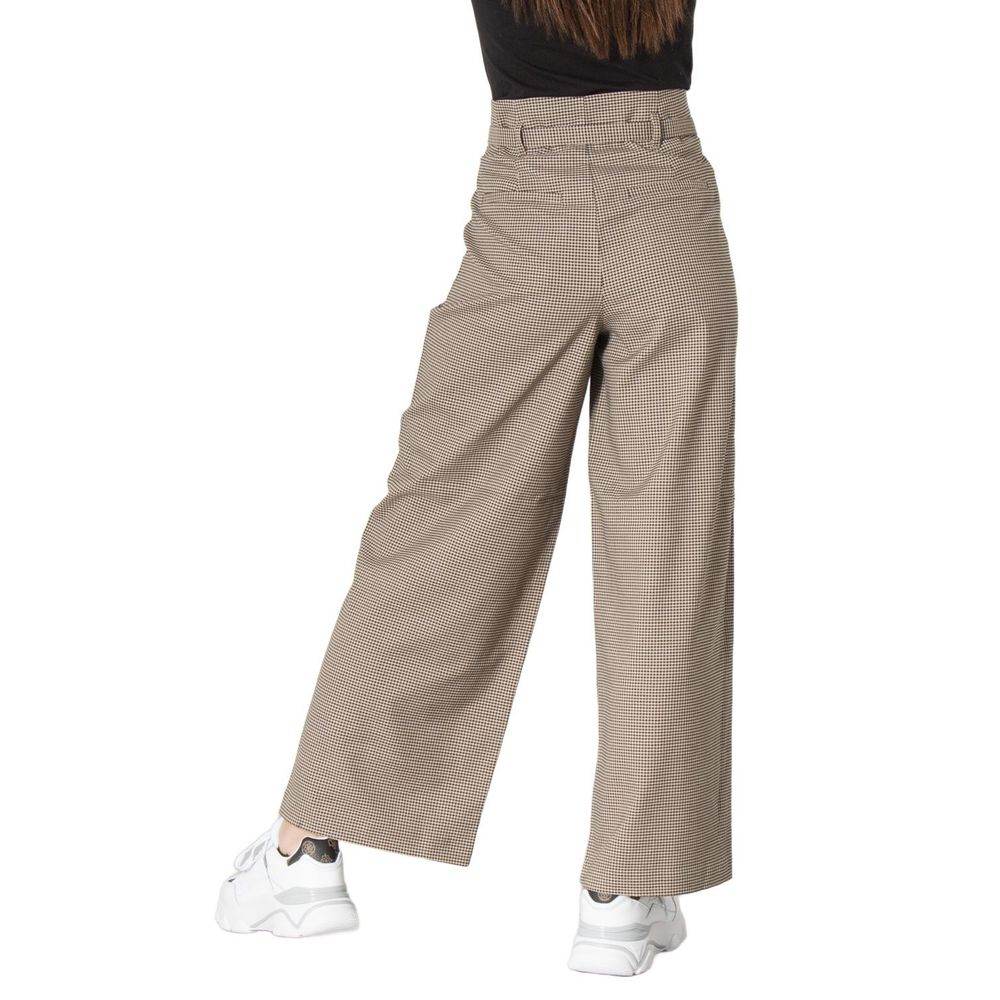 Only Beige Elastane Jeans & Pant - Hilstor