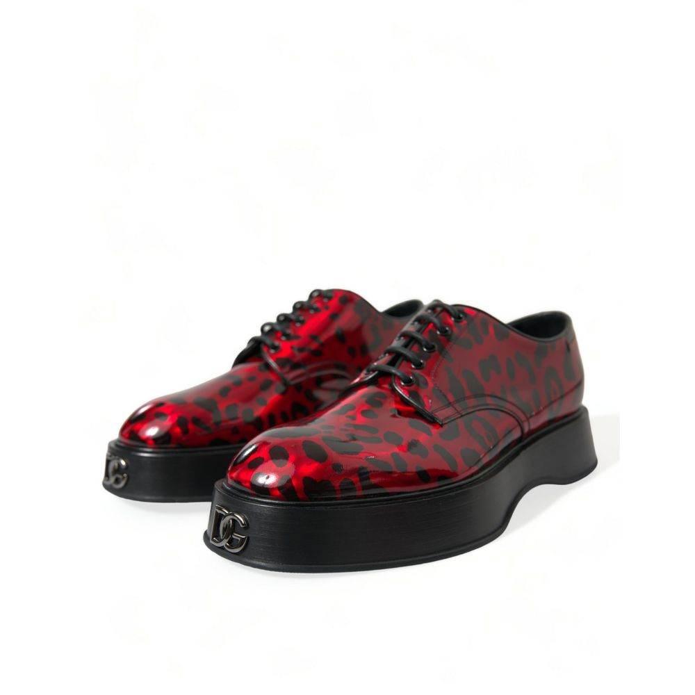 Dolce & Gabbana Red Calfskin Formal - Hilstor