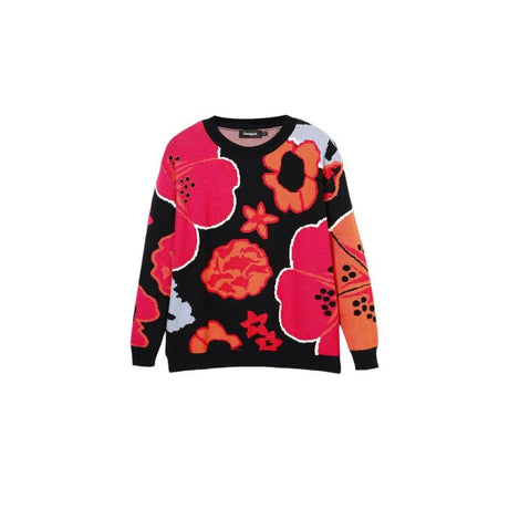 Desigual Black Polyamide Sweater - Hilstor