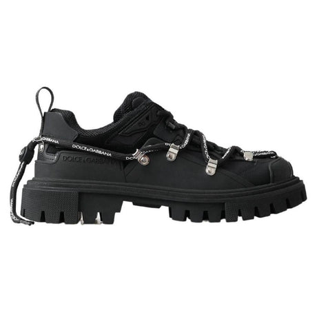Dolce & Gabbana Black Polyester Boot - Hilstor