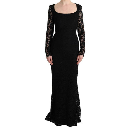 Dolce & Gabbana Black Cotton Dress - Hilstor