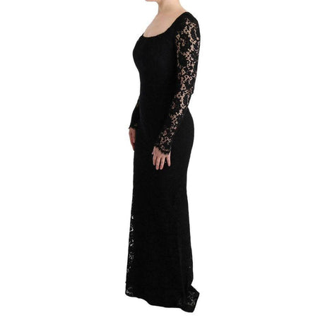 Dolce & Gabbana Black Cotton Dress - Hilstor