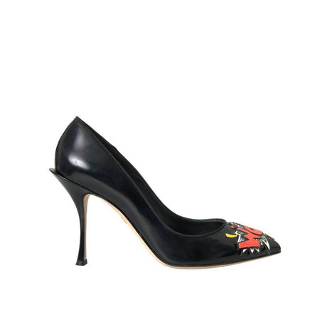 Dolce & Gabbana Black Leather Pump - Hilstor