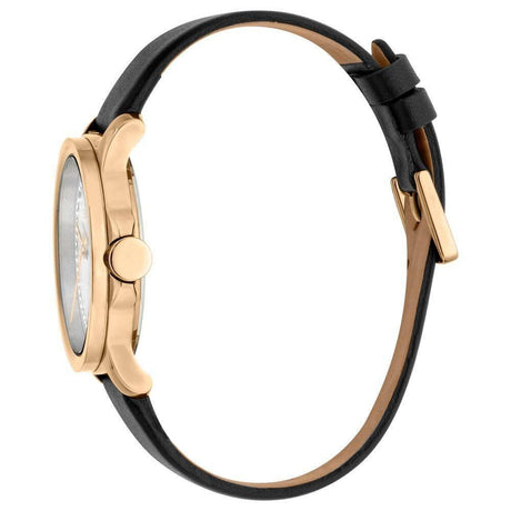 Esprit Rose Gold Leather Watch - Hilstor