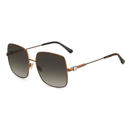 Jimmy Choo Brown Metal Sunglasses - Hilstor