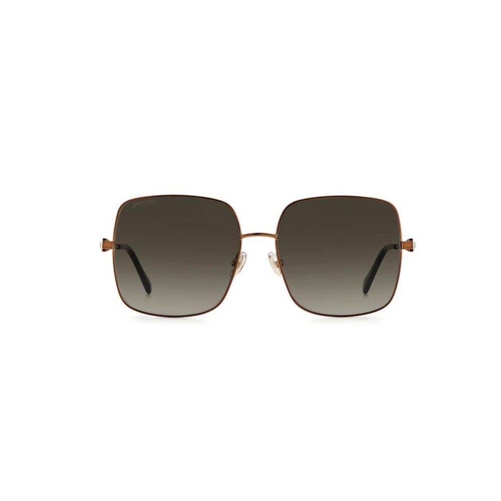 Jimmy Choo Brown Metal Sunglasses - Hilstor