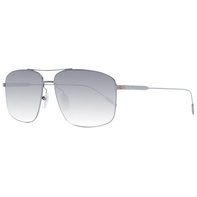 Ermenegildo Zegna Gray Metal Sunglasses - Hilstor