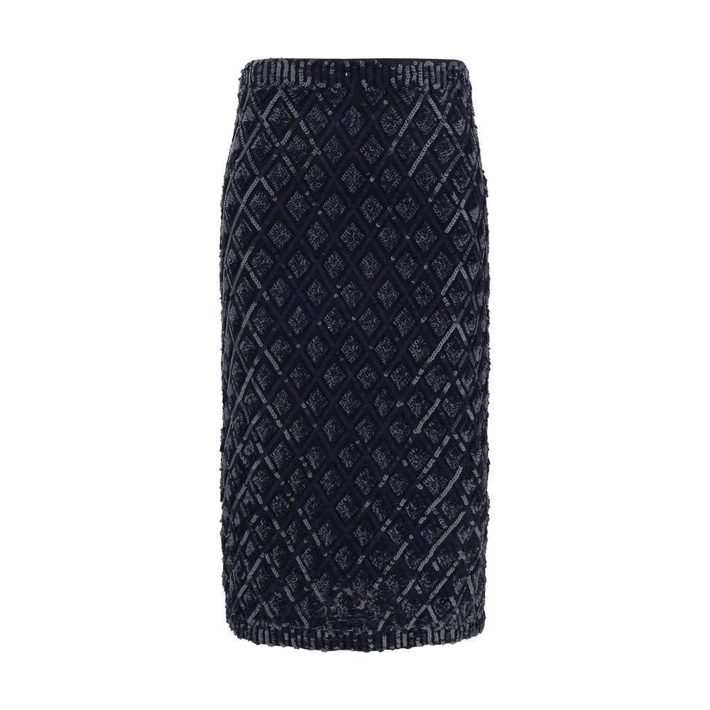P.A.R.O.S.H. Sequined midi Skirt - Hilstor
