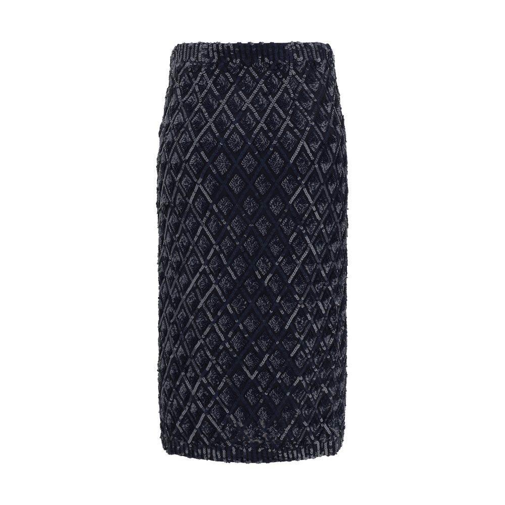 P.A.R.O.S.H. Sequined midi Skirt - Hilstor