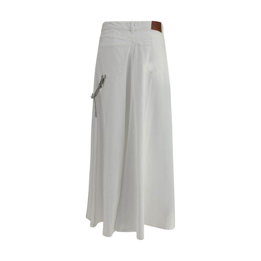 PINKO Denim long Skirt - Hilstor
