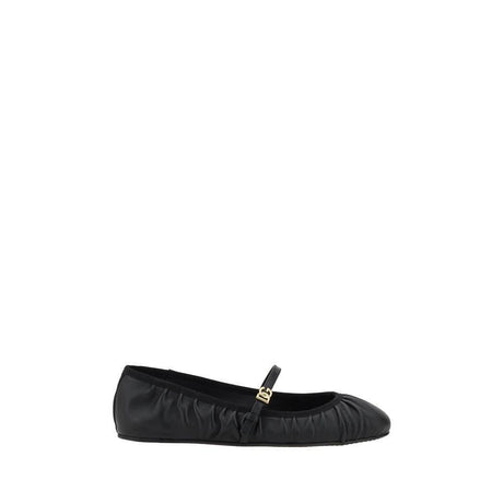 Dolce & Gabbana Leather Ballerinas - Hilstor