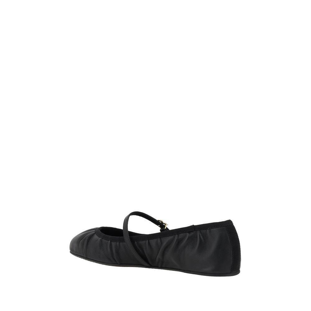Dolce & Gabbana Leather Ballerinas - Hilstor