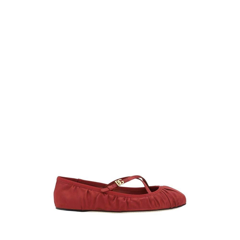 Dolce & Gabbana Satin Ballerinas - Hilstor