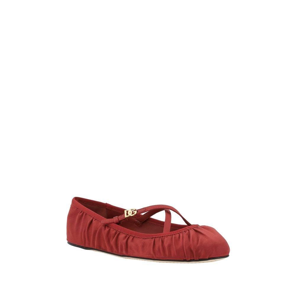Dolce & Gabbana Satin Ballerinas - Hilstor