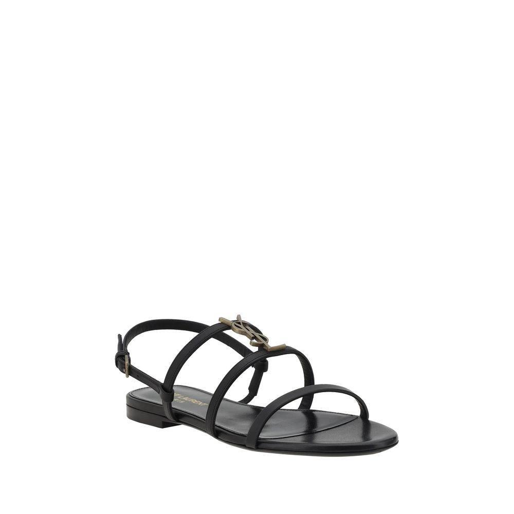 Saint Laurent Cassandre Sandals - Hilstor
