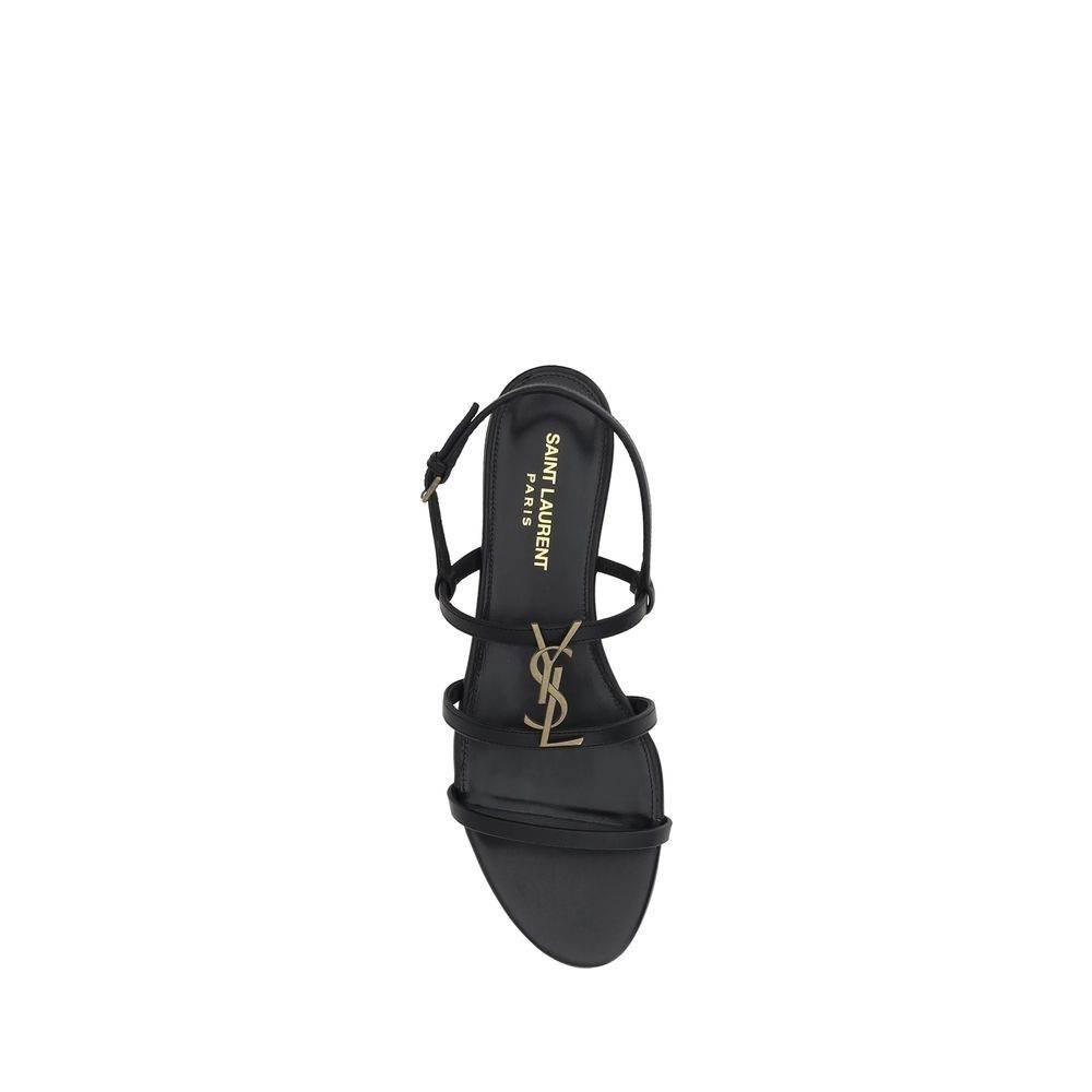 Saint Laurent Cassandre Sandals - Hilstor