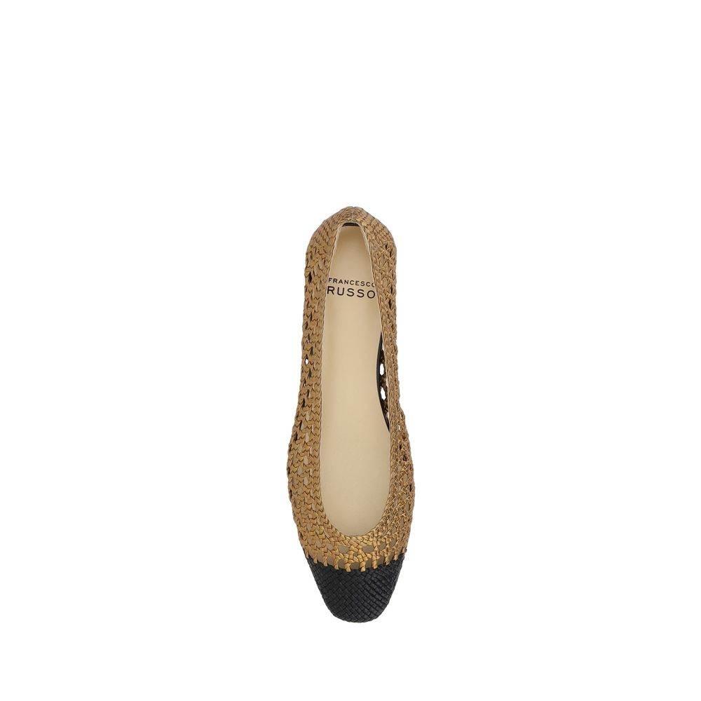 Francesco Russo Woven Ballerinas - Hilstor