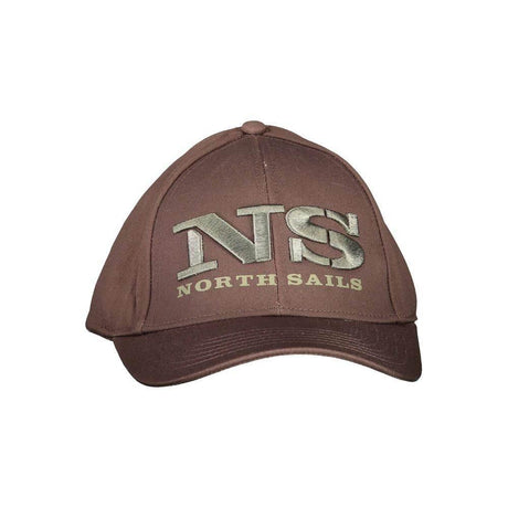 North Sails Brown Cotton Men Cap - Hilstor