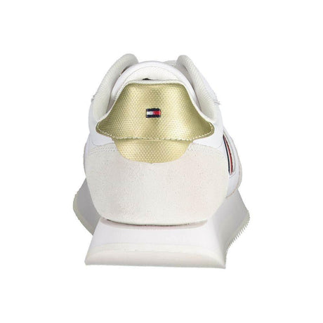 Tommy Hilfiger White Leather Women Sneaker - Hilstor