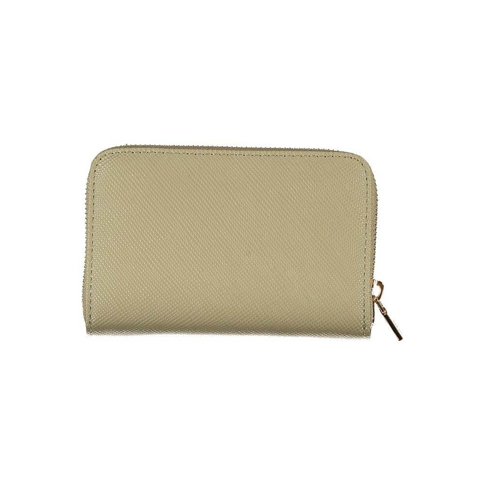 Guess Jeans Chic Emerald Zip Wallet with Multiple Compartments - Hilstor