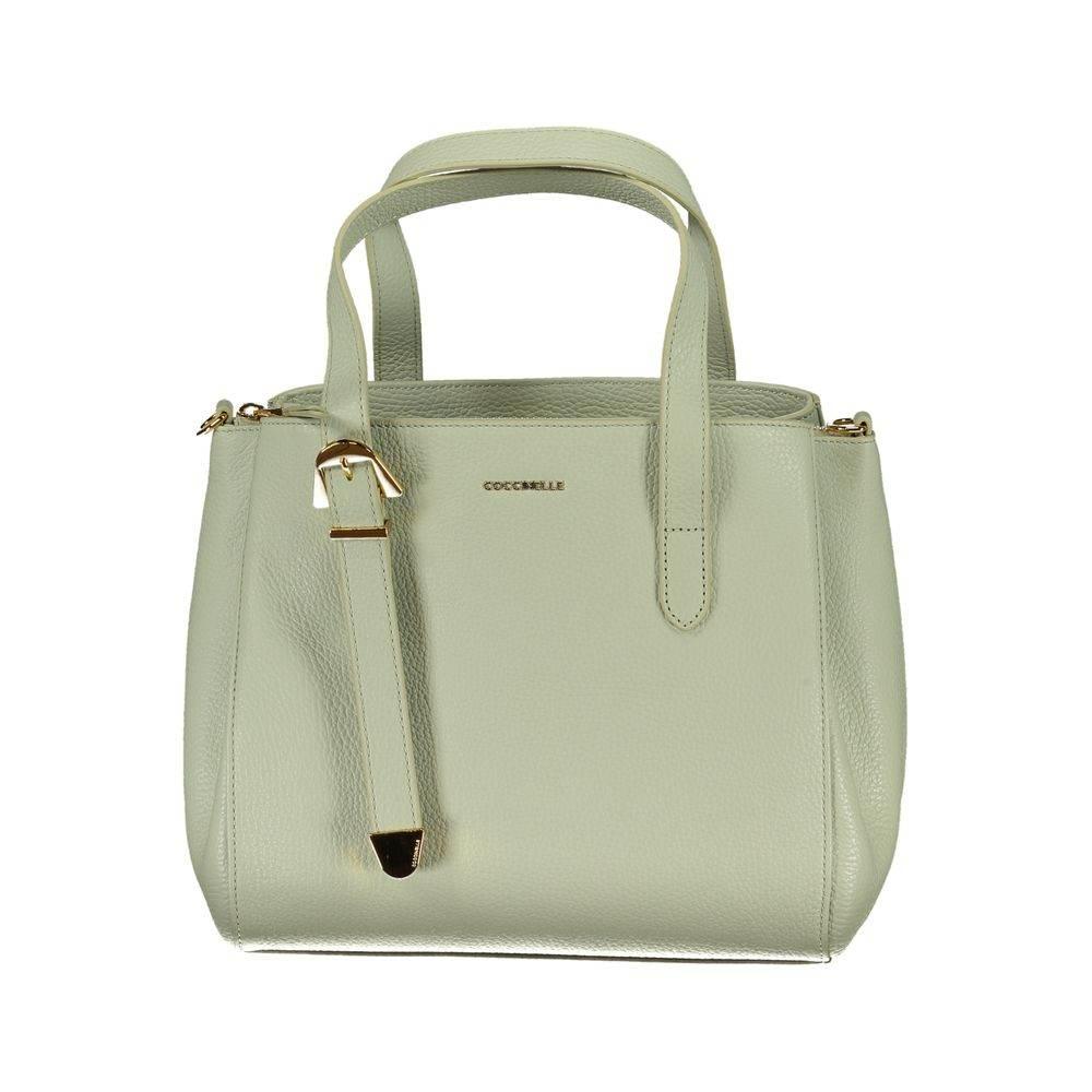 Coccinelle Green Leather Handbag - Hilstor
