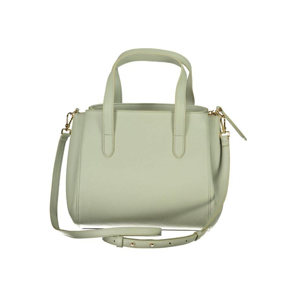 Coccinelle Green Leather Handbag - Hilstor