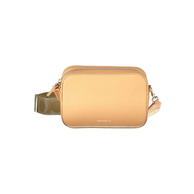 Coccinelle Orange Leather Handbag - Hilstor